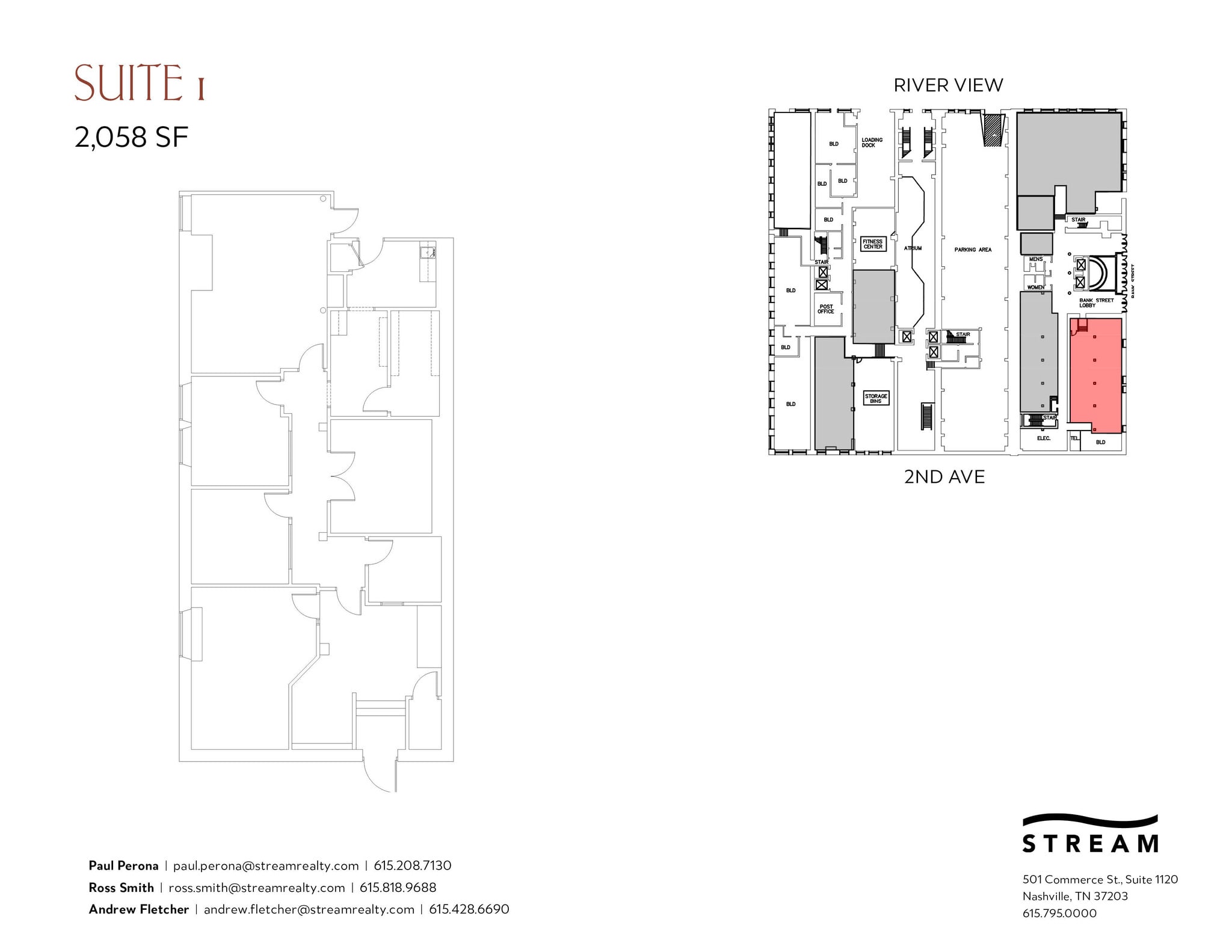 214 2nd Ave N, Nashville, TN for lease Floor Plan- Image 1 of 1