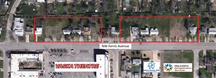 1713 NW Ferris Ave, Lawton, OK - AÉRIEN Vue de la carte