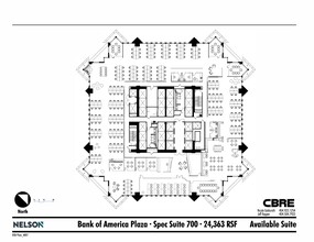 600 Peachtree St NE, Atlanta, GA à louer Plan d  tage- Image 1 de 1