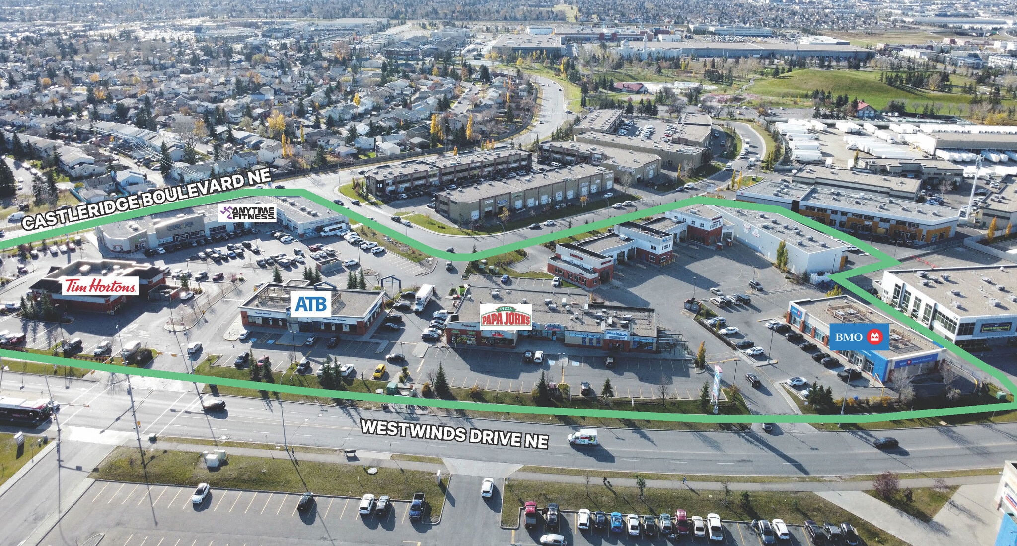 3690 Westwinds Dr NE, Calgary, AB for sale Aerial- Image 1 of 1