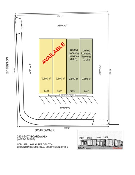 2401-2407 Boardwalk St, San Antonio, TX à louer - Plan de site - Image 2 de 4