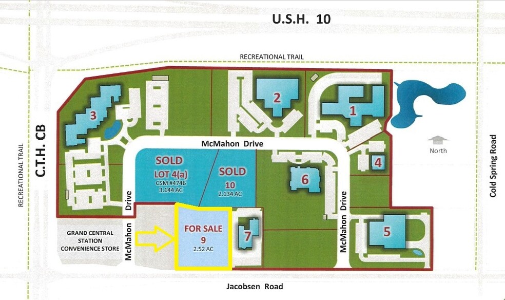 McMahon Dr, Neenah, WI for sale - Building Photo - Image 1 of 1