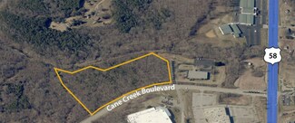 Plus de détails pour 6 Cane Creek Blvd, Danville, VA - Terrain à vendre