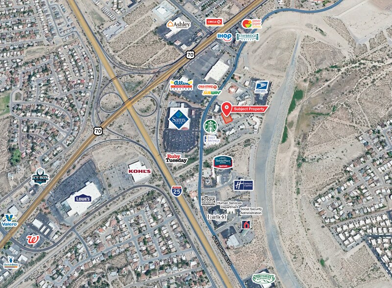 1125 Commerce Dr, Las Cruces, NM à louer - Aérien - Image 2 de 3