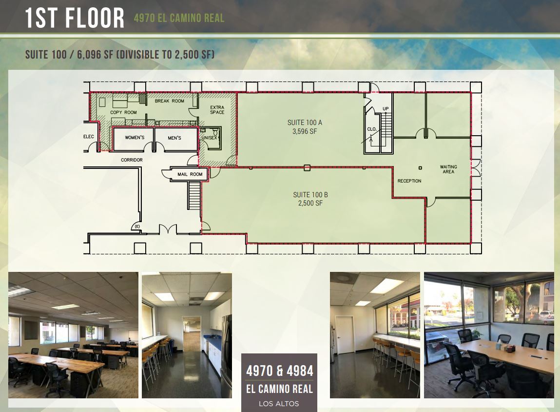 4970 El Camino Real, Los Altos, CA for lease Floor Plan- Image 1 of 1