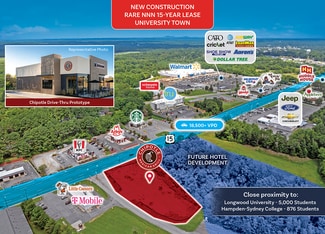 Plus de détails pour 2004 S Main St, Farmville, VA - Commerce de détail à vendre