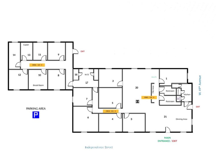 9595 W 49th Ave, Wheat Ridge, CO à vendre - Plan d’étage - Image 2 de 20