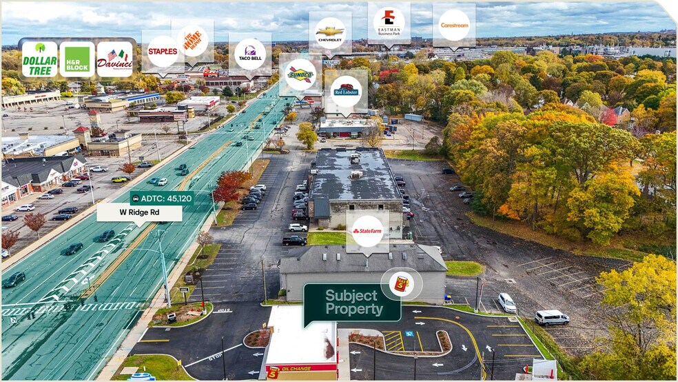 1607 W Ridge Rd, Rochester, NY à vendre - Photo du bâtiment - Image 3 de 3