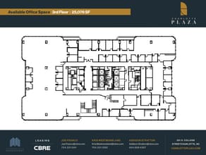 201 S College St, Charlotte, NC à louer Plan d’étage- Image 1 de 1
