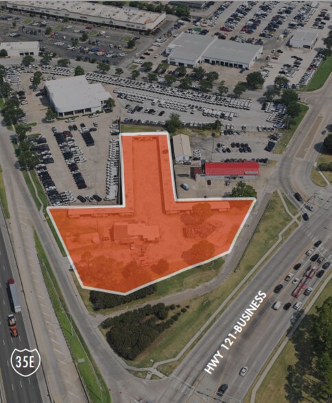 1199 S Mill St, Lewisville, TX à vendre - Aérien - Image 2 de 4