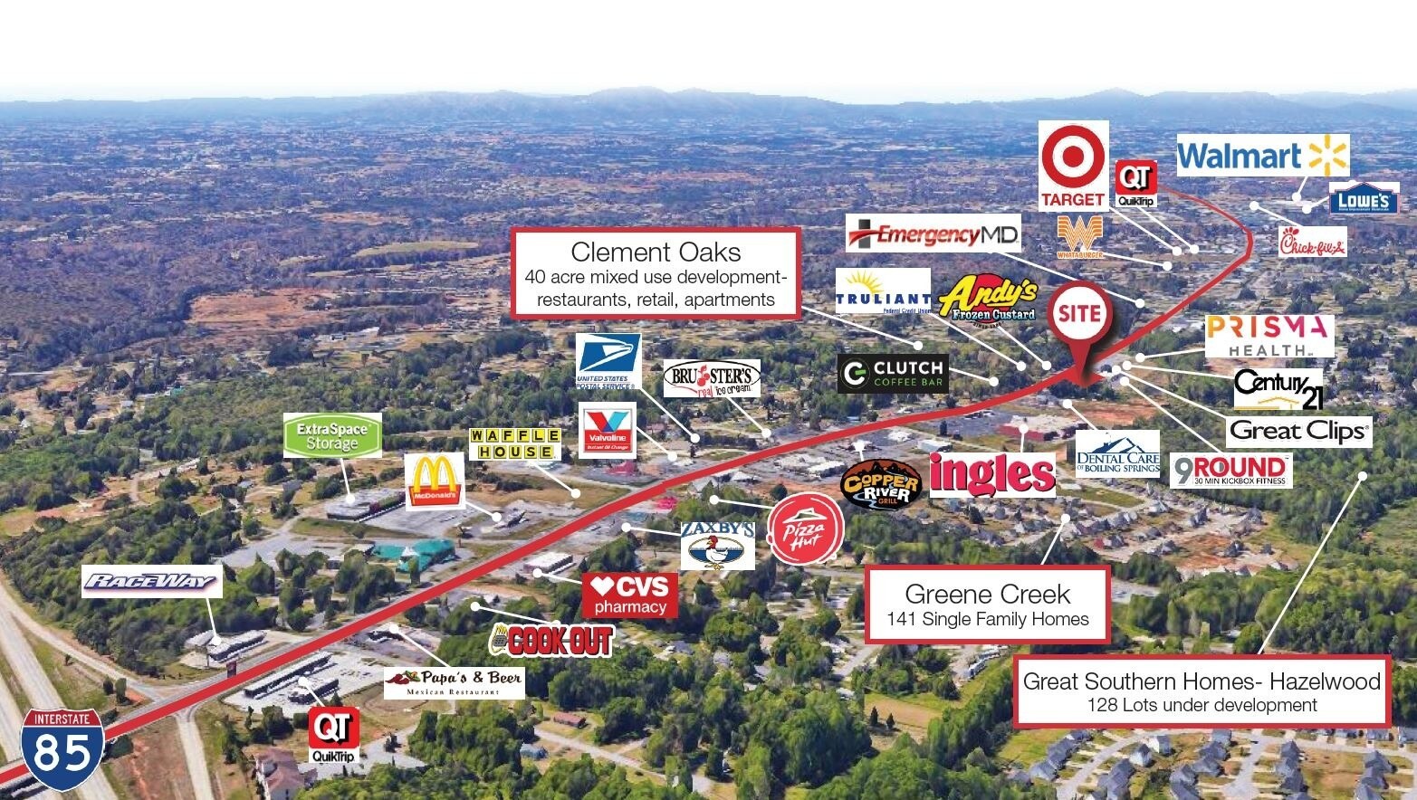 2216 Boiling Springs Rd, Boiling Springs, SC à vendre Photo du bâtiment- Image 1 de 6