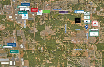 0 Nail Road and Getwell Rd, Southaven, MS - AÉRIEN  Vue de la carte