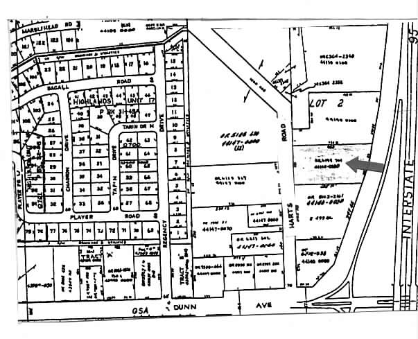 10885 Harts Rd, Jacksonville, FL à vendre - Plan cadastral - Image 1 de 1