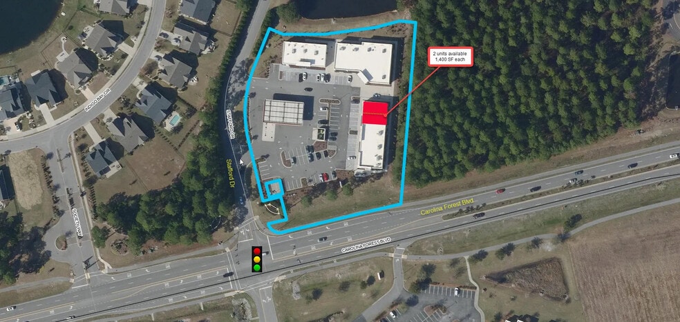 108 Stafford Dr, Myrtle Beach, SC for lease - Aerial - Image 2 of 4