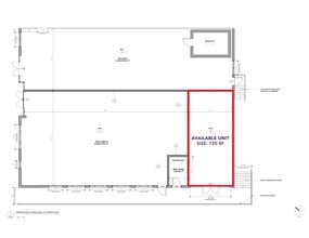 1000 Dundas St, Woodstock, ON for lease Floor Plan- Image 1 of 3
