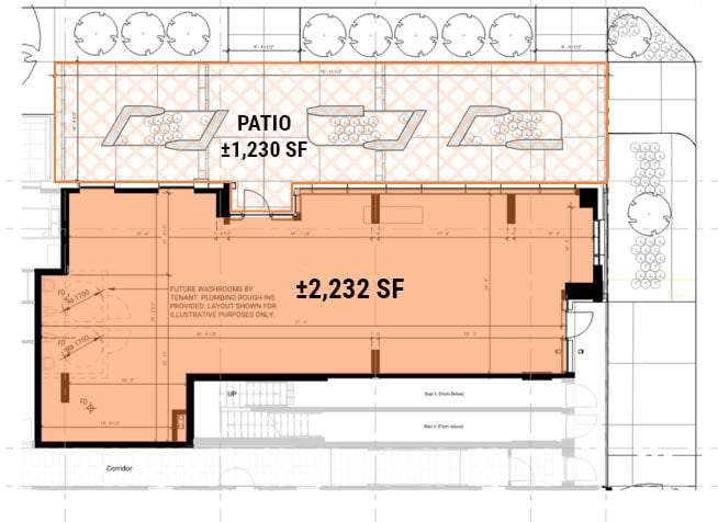 75 Oak St, Ottawa, ON for lease Floor Plan- Image 1 of 2