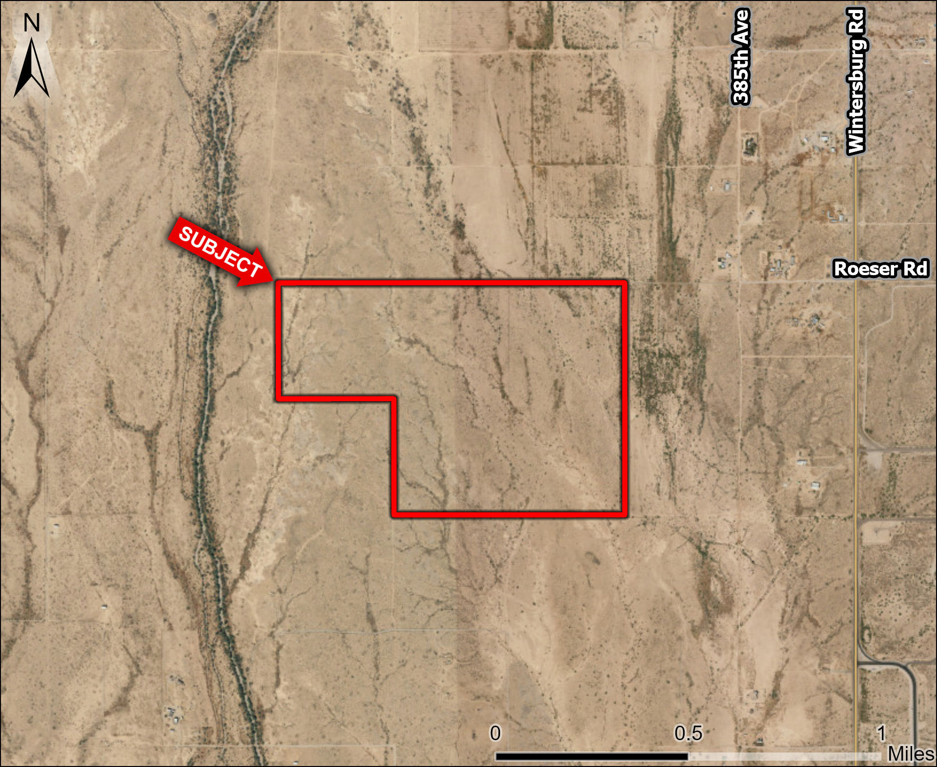 387th Ave, Tonopah, AZ for sale Aerial- Image 1 of 5