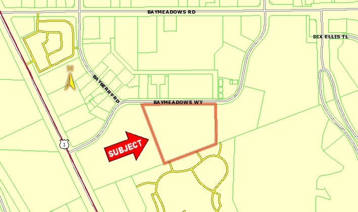 8400 Baymeadows Way, Jacksonville, FL for lease - Plat Map - Image 3 of 9