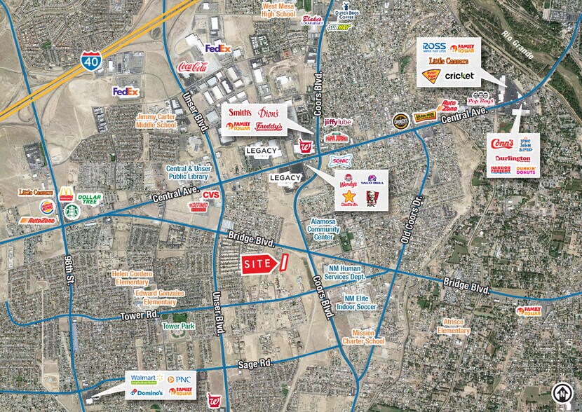 Coors Blvd & Bridge Blvd SW, Albuquerque, NM for sale - Building Photo - Image 2 of 2