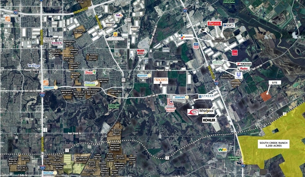 1 Mars Rd, Wilmer, TX à vendre - Aérien - Image 3 de 3