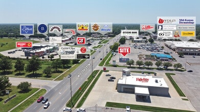 8520 W 13th St N, Wichita, KS - Aérien Vue de la carte