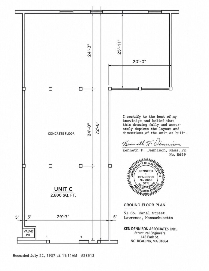51 S Canal St, Lawrence, MA 01843 - Unit 2 -  - Floor Plan - Image 1 of 1