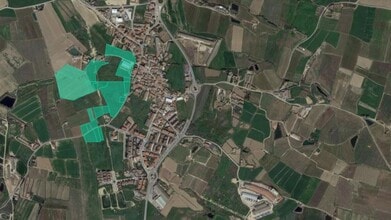 Benavent de Segrià, LER - AÉRIEN  Vue de la carte