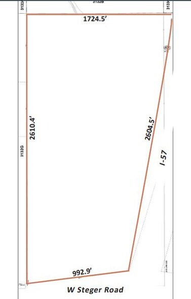 W Steger rd, Richton Park, IL à vendre - Plan de site - Image 2 de 3