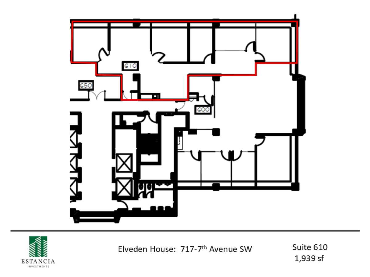 717 7th Ave SW, Calgary, AB for lease Floor Plan- Image 1 of 1