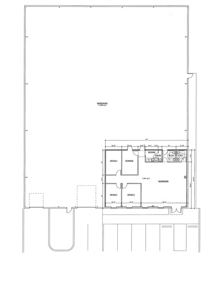 10646 Checkerboard Ln, Knoxville, TN for lease - Typical Floor Plan - Image 2 of 2