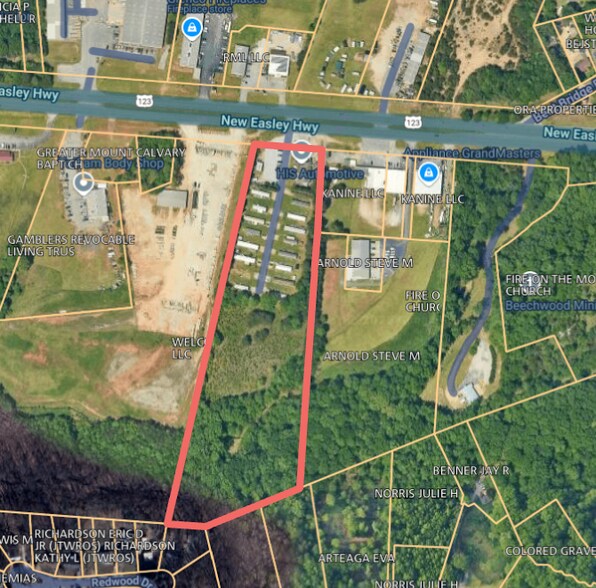 2505 New Easley Hwy, Greenville, SC à vendre - Aérien - Image 2 de 9