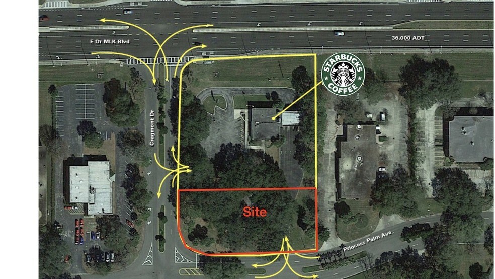 9601 Martin Luther King Jr Blvd, Tampa, FL à vendre - Aérien - Image 2 de 14