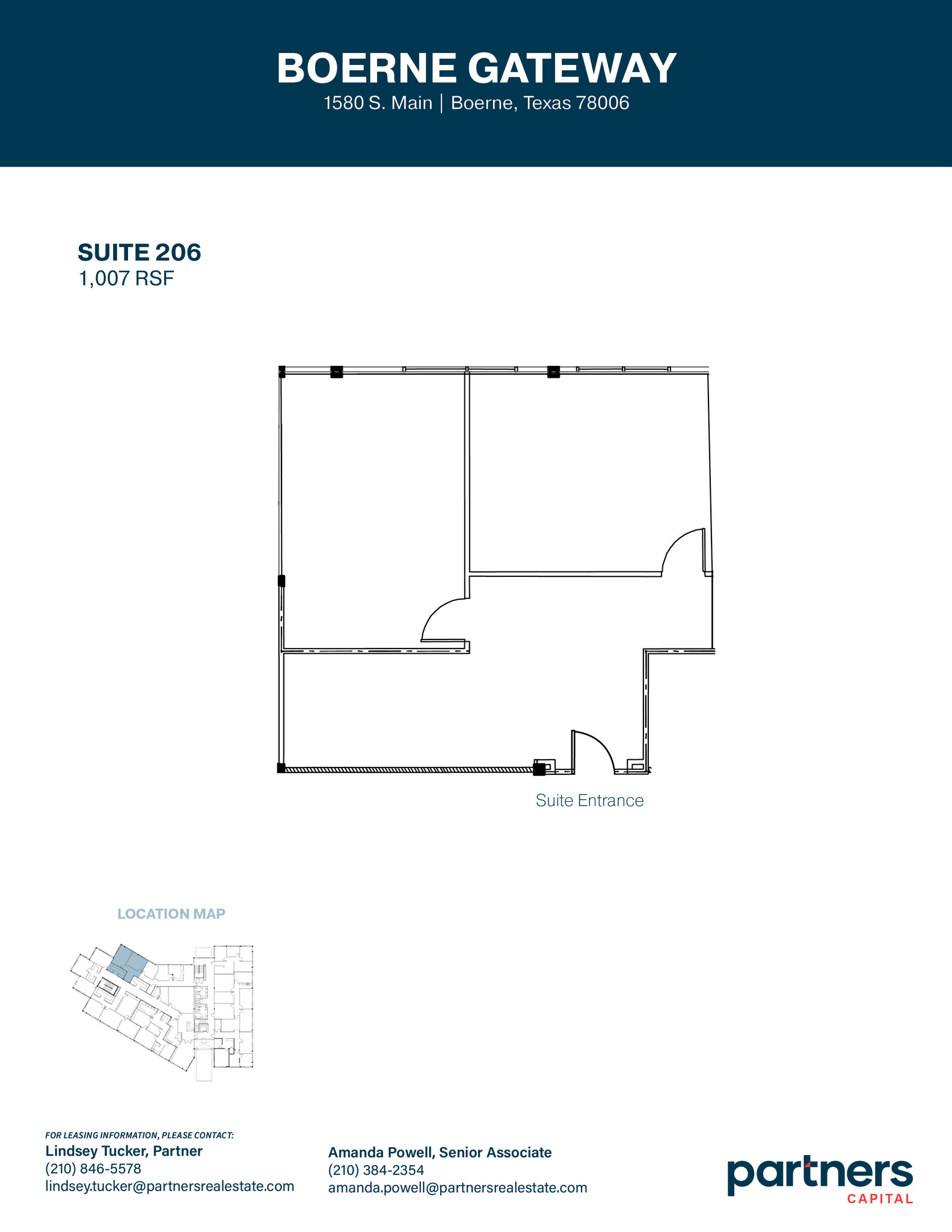 1580 S Main St, Boerne, TX à louer Plan d  tage- Image 1 de 1