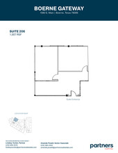 1580 S Main St, Boerne, TX à louer Plan d  tage- Image 1 de 1