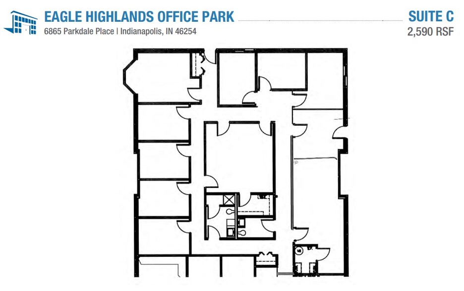 6825 Parkdale Pl, Indianapolis, IN à louer - Plan d  tage - Image 3 de 4