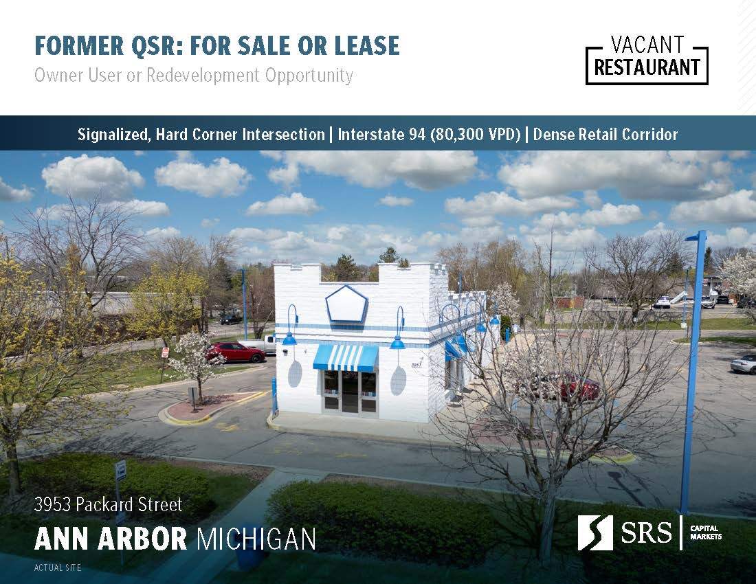 3953 Packard Rd, Ann Arbor, MI à vendre Photo du bâtiment- Image 1 de 9