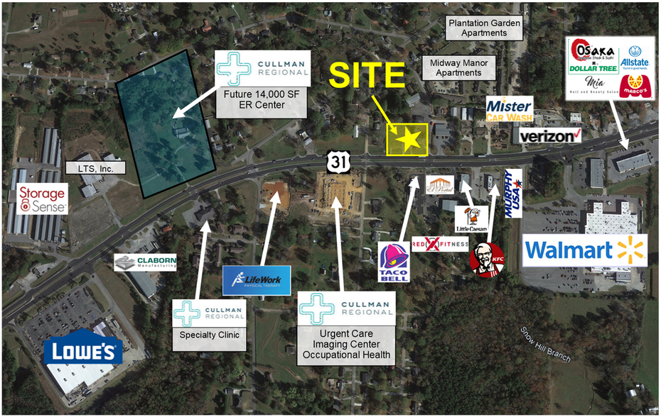 1410 US-31, Hartselle, AL à vendre - Photo du bâtiment - Image 2 de 3
