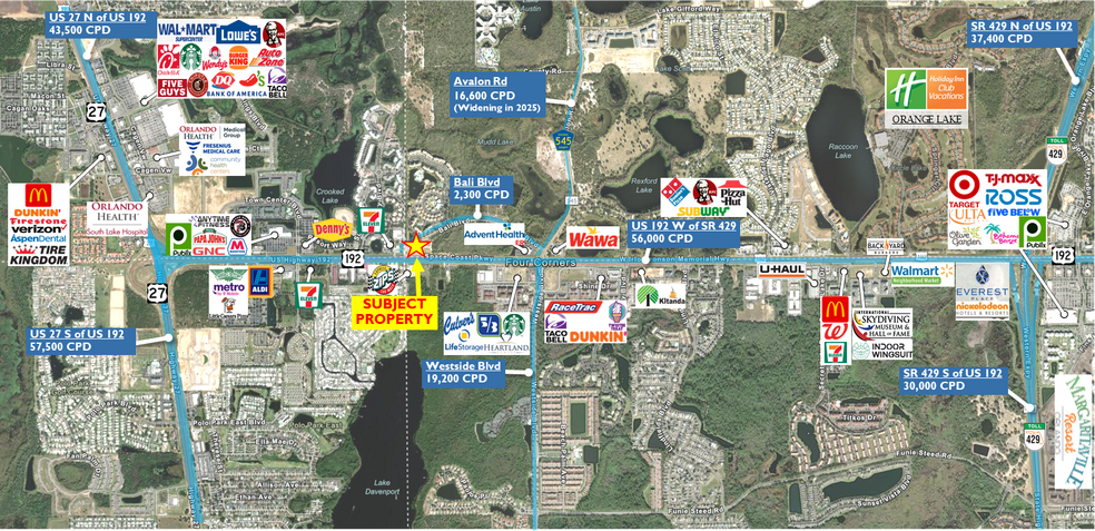 US 192 (W Irlo Bronson Memorial Hwy), Kissimmee, FL à louer - Photo du bâtiment - Image 3 de 3