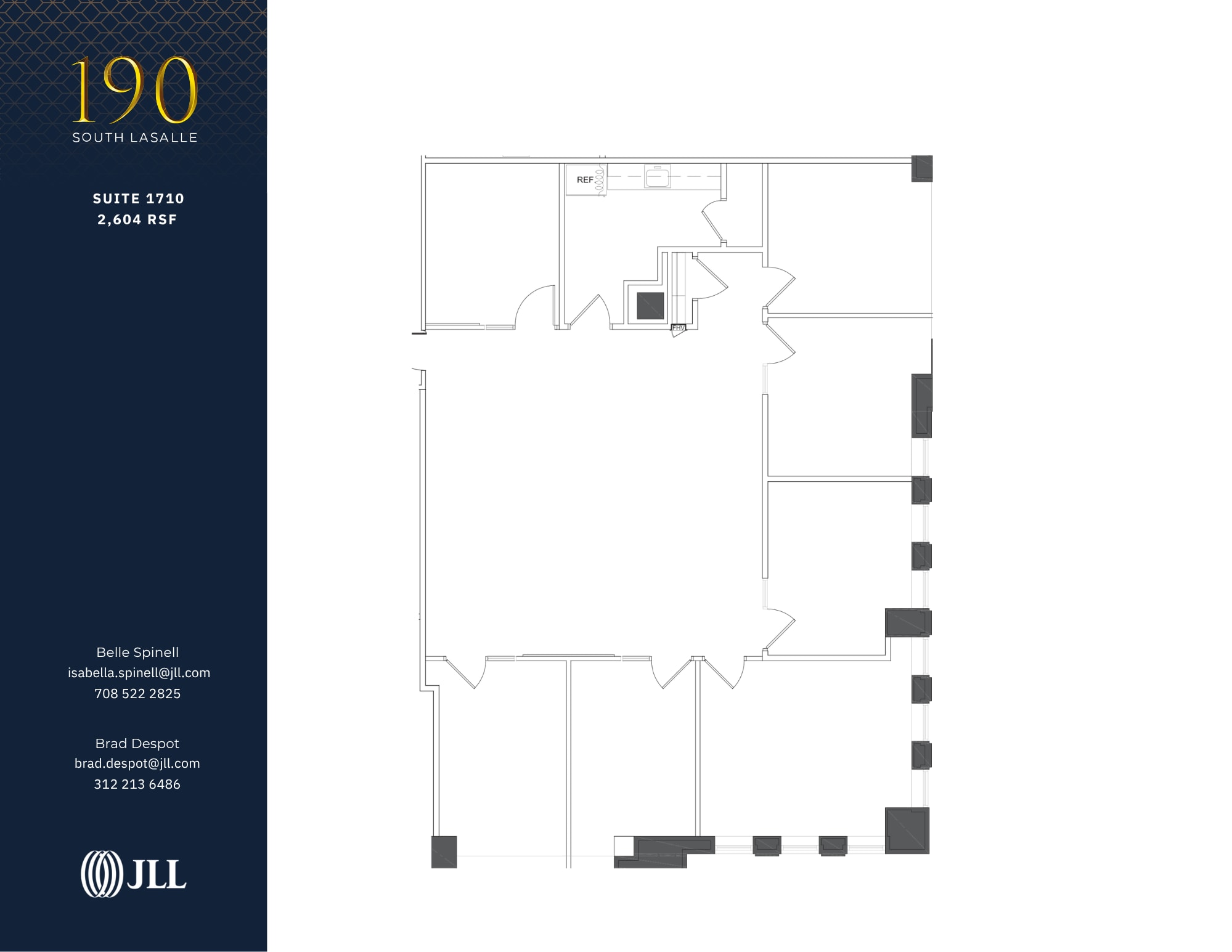 190 S La Salle St, Chicago, IL for lease Floor Plan- Image 1 of 1