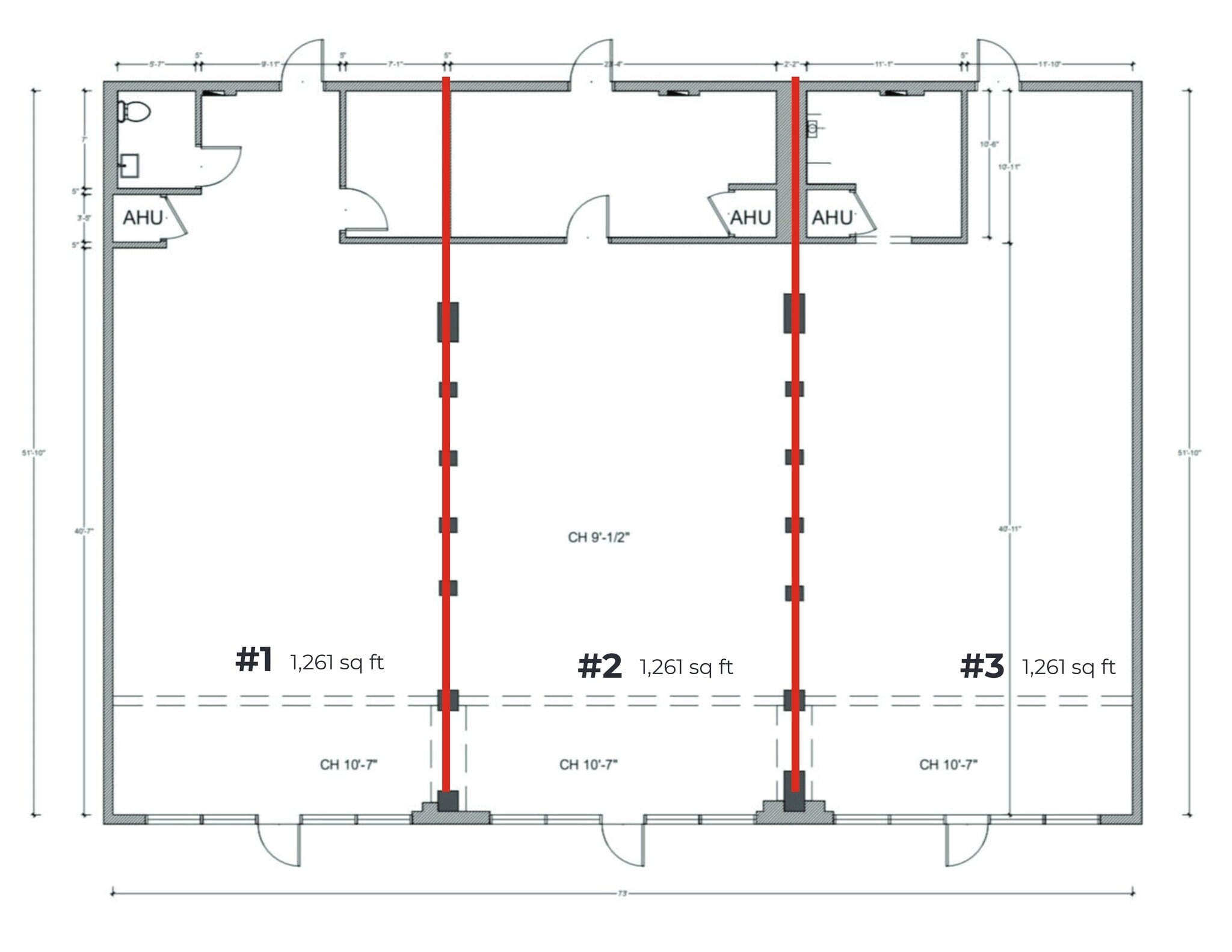 3920 W Broward Blvd, Fort Lauderdale, FL for lease Floor Plan- Image 1 of 3