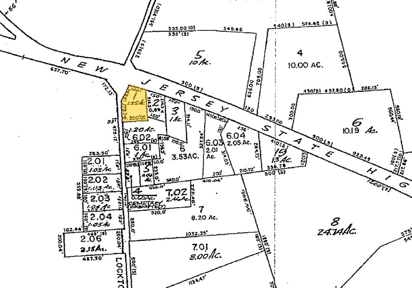 878 Route 12, Frenchtown, NJ à vendre - Plan cadastral - Image 1 de 1