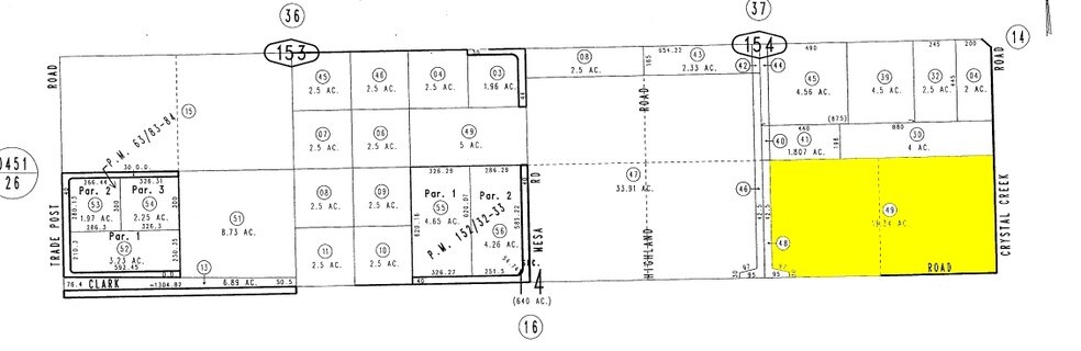 Clark Rd, Lucerne Valley, CA à vendre - Plan cadastral - Image 2 de 2