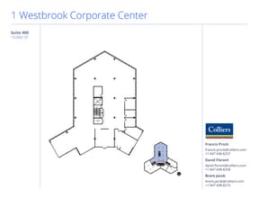 1 Westbrook Corporate Ctr, Westchester, IL for lease Floor Plan- Image 1 of 1
