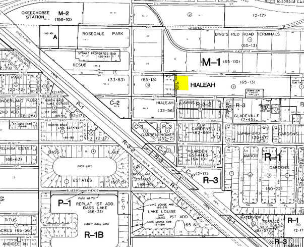 680 W 18th St, Hialeah, FL à louer - Plan cadastral - Image 2 de 6