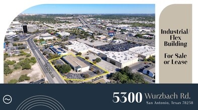 5300 Wurzbach Rd, San Antonio, TX for lease Aerial- Image 2 of 2