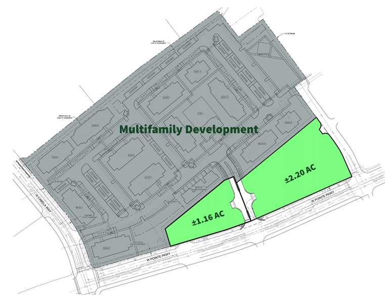 6547 W Pointe Pky, Post Falls, ID for sale - Site Plan - Image 2 of 5