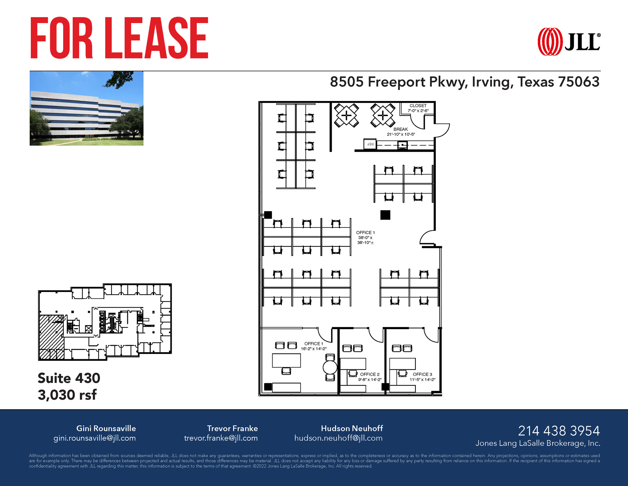 8505 Freeport Pky, Irving, TX à louer Plan d  tage- Image 1 de 1