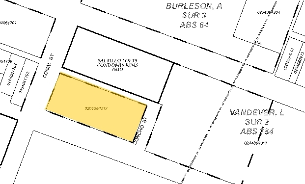 1600 E 4th St, Austin, TX for lease - Plat Map - Image 2 of 12