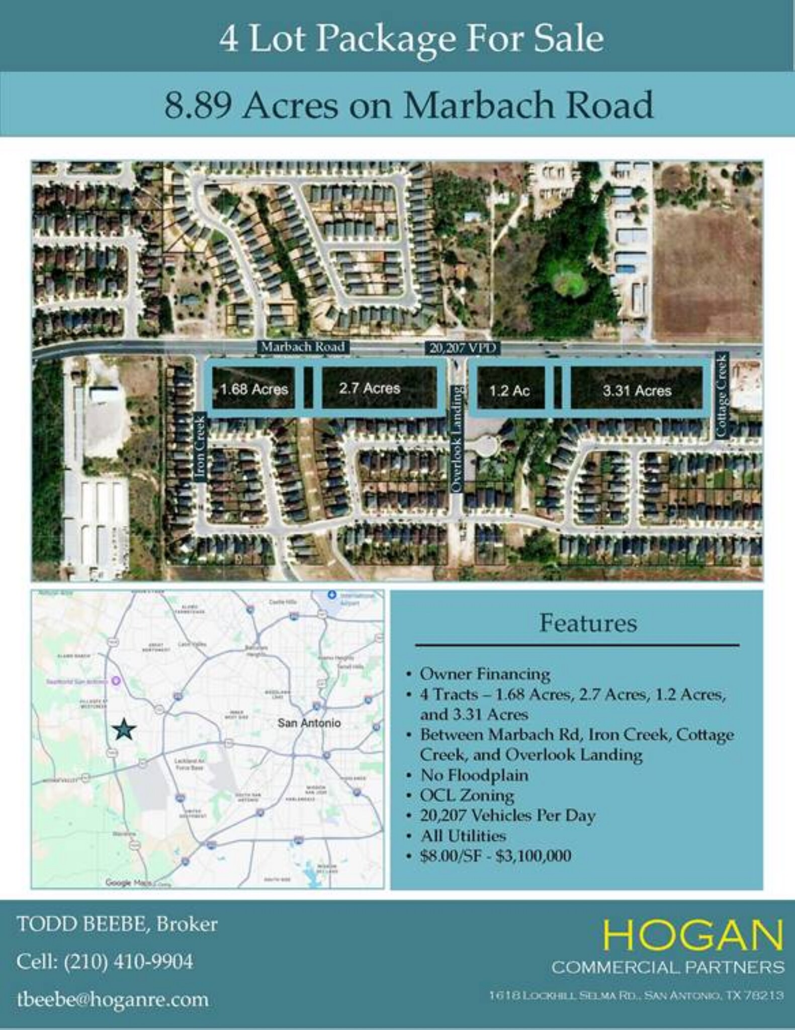 Marbach Rd & Overlook Landing Rd, San Antonio, TX à vendre Photo du bâtiment- Image 1 de 5