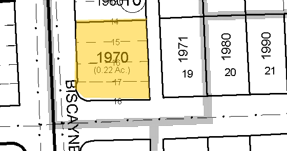 8001 Biscayne Blvd, Miami, FL à vendre - Plan cadastral - Image 1 de 1